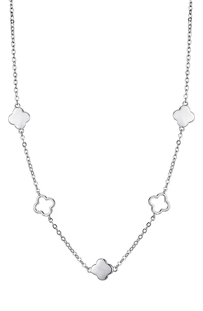 Clover Station Chain Necklace