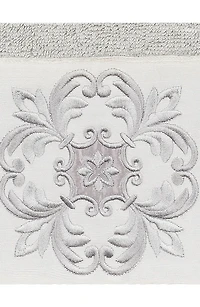 Alyssa Embellished Bath Towel - Light Gray