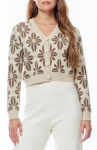 Belle Floral Crop Cardigan