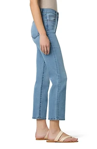 High Waist Crop Bootcut Jeans
