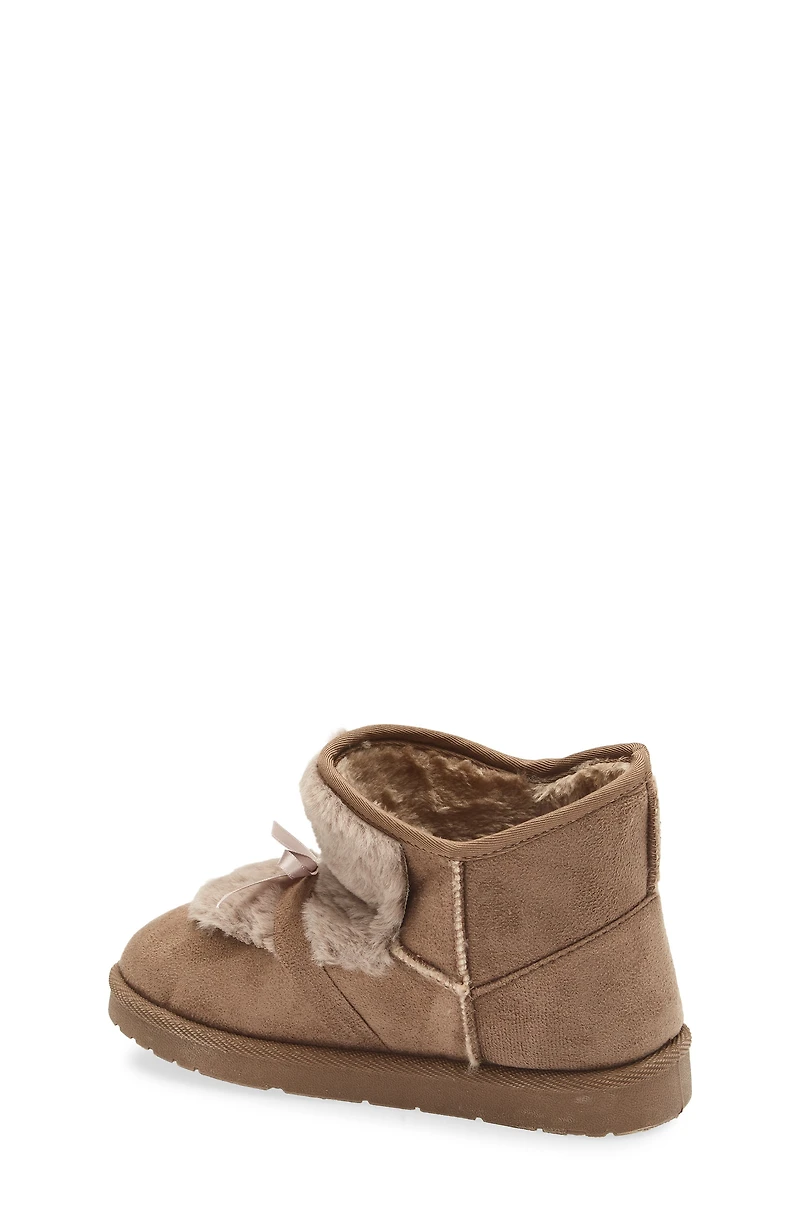Kids' Faux Fur Lined Slipper Boot