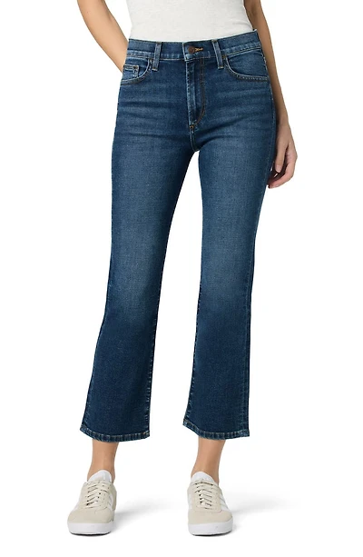 High Waist Crop Bootcut Jeans