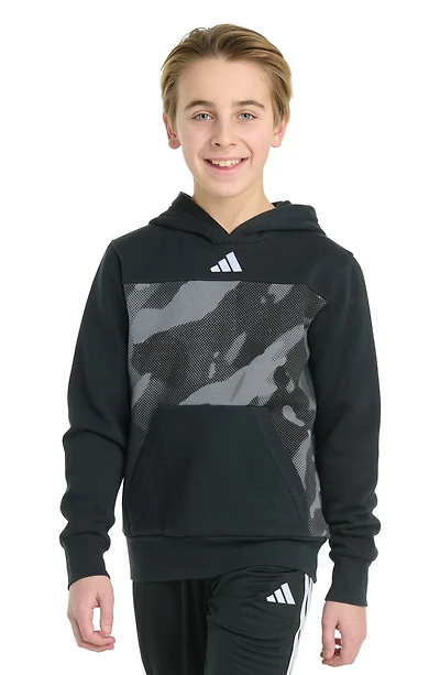 Kids' Colorblock Camo Fleece Hoodie