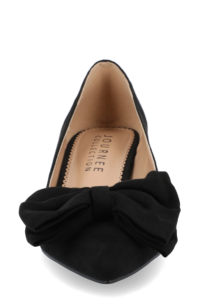 JOURNEE Orana Bow Kitten Heel Pump