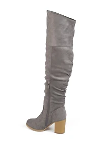 Kaison Wide Calf Ruched Tall Boot