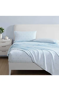 Turtle Gingham 3-Piece Cotton Sheet Set