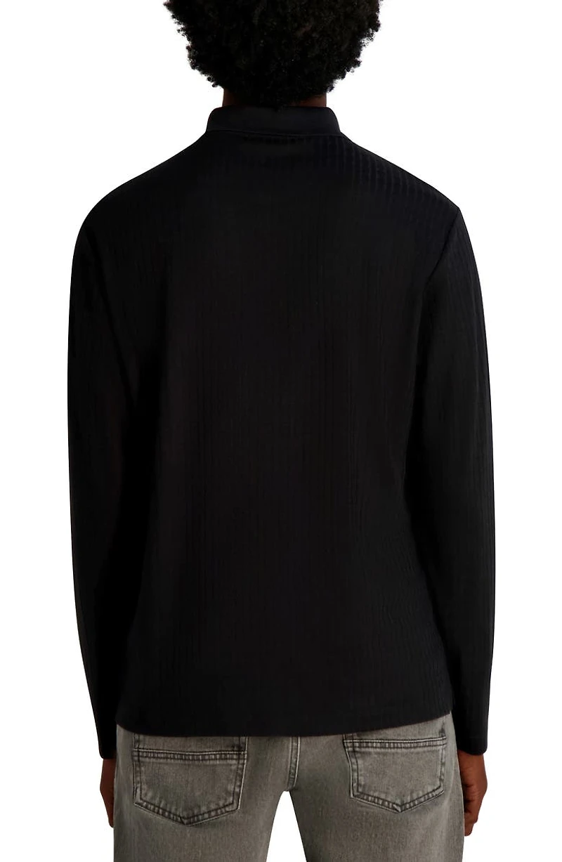 Quarter Zip Knit Polo