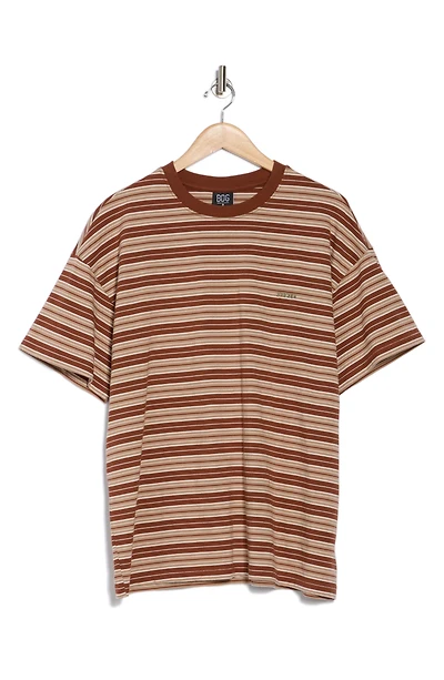 Sand Stripe Cotton T-Shirt