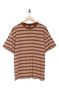 Sand Stripe Cotton T-Shirt