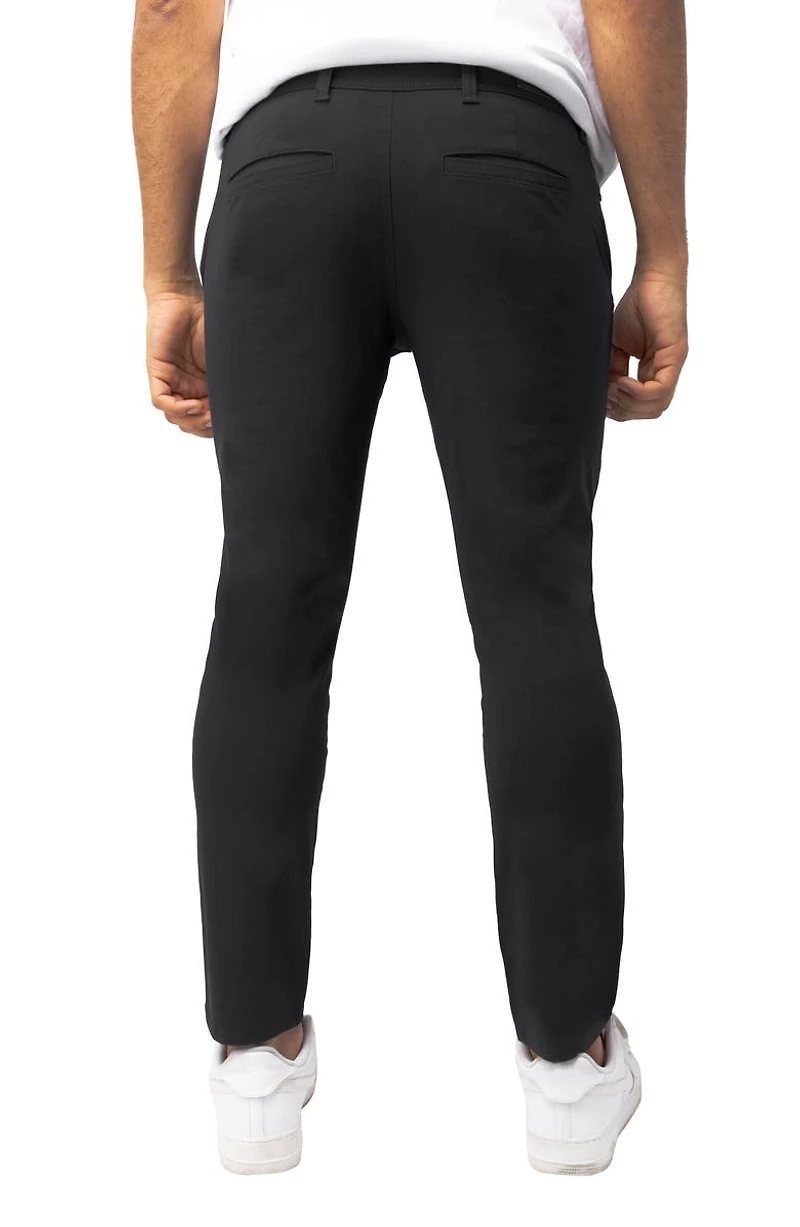 Hidden Zip Pocket Twill Trousers