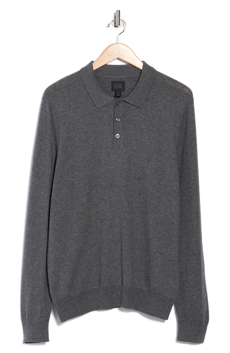 Organic Cotton & Cashmere Blend Polo