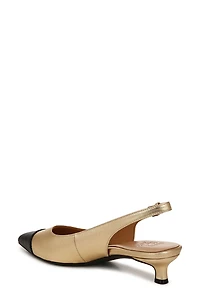 Gazing Kitten Heel Slingback Pump