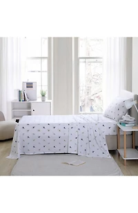 Llama Print 200 Thread Count Cotton Percale Sheet Set