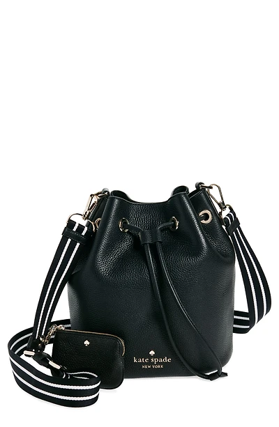 rosie leather bucket bag