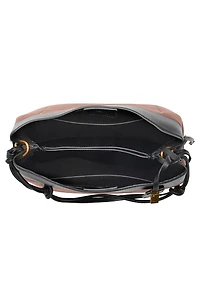 Opal Mixed Media Hobo Bag