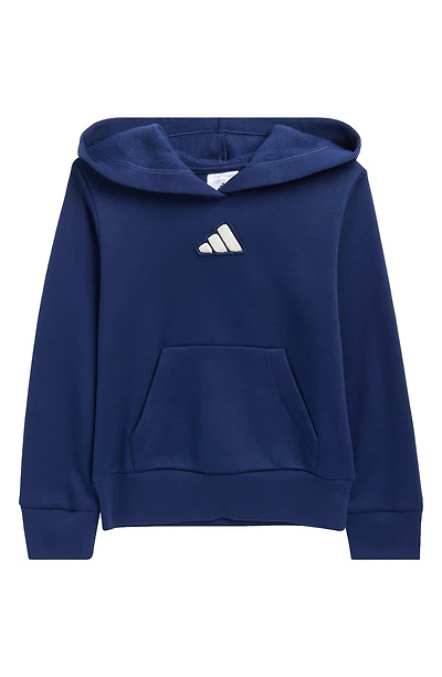 Kids' Logo Patch Fleece Hoodie