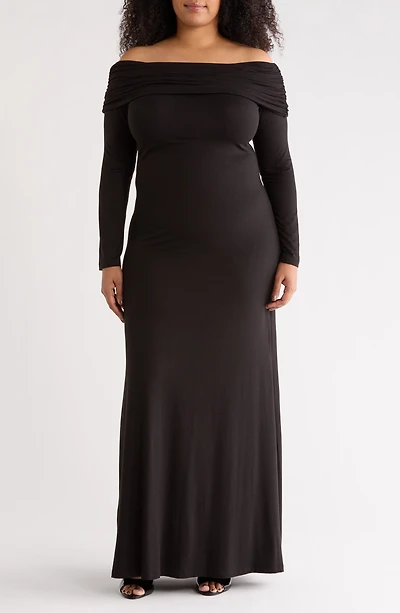 chinese dress ladies Hutch Bardot L/S Maxi Dress  Mikinola