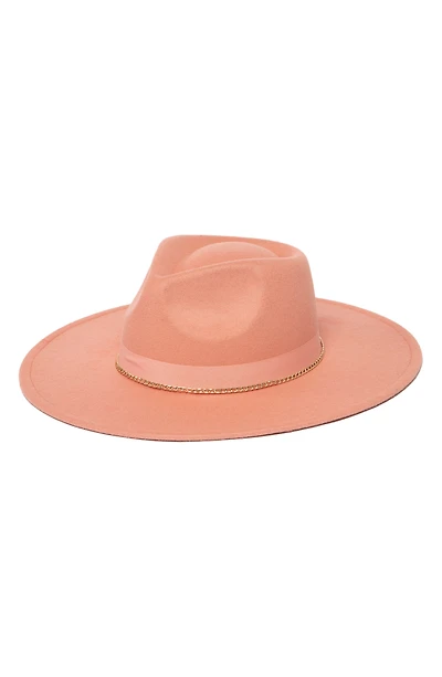 Chain Trim Fedora Hat