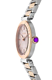 Two Tone Swiss Quartz Bracelet Watch, 35mm