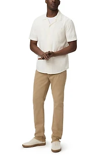 Jacobson Stripe Jacquard Camp Shirt