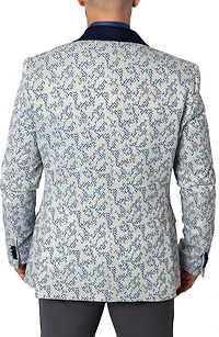 Goldfoil White Shawl Collar Dinner Jacket