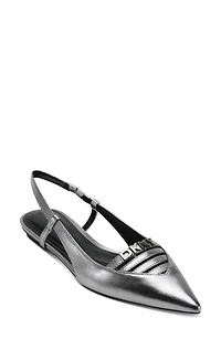 Mikado Slingback Pointed Toe Flat
