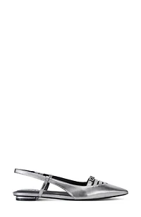 Mikado Slingback Pointed Toe Flat