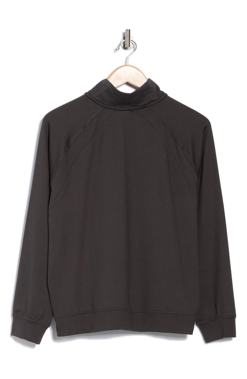 Malibu Collection® Butterchic Mock Neck Jacket