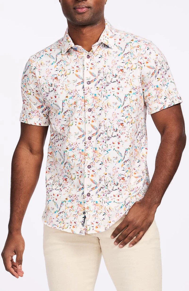 Wilmot Short Sleeve Cotton Button-Up Shirt