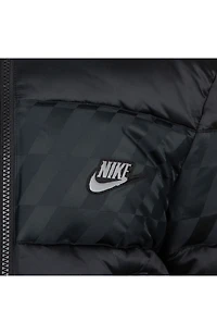 Kids' Jacquard Hazard Stripe Puffer Jacket