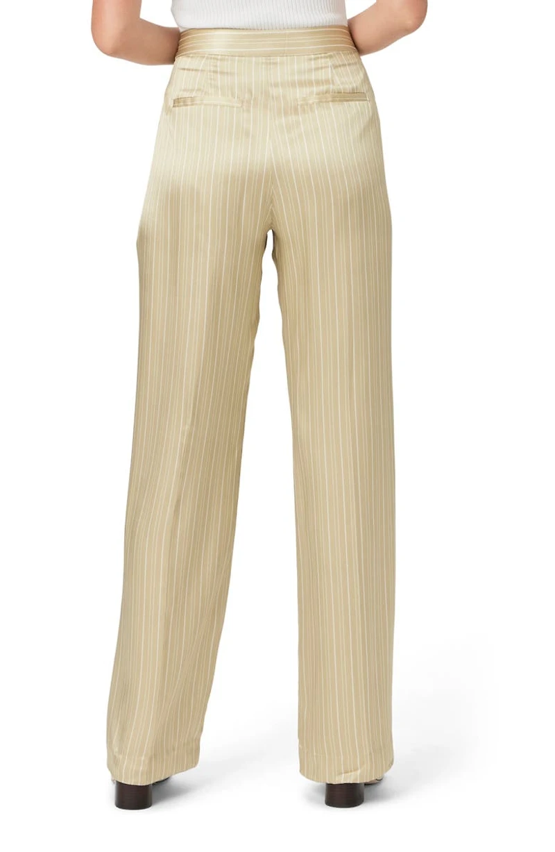 Garrett Stripe Silk Pants