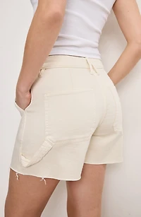 Cutoff Carpenter Denim Shorts