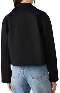 Faux Suede Trucker Jacket