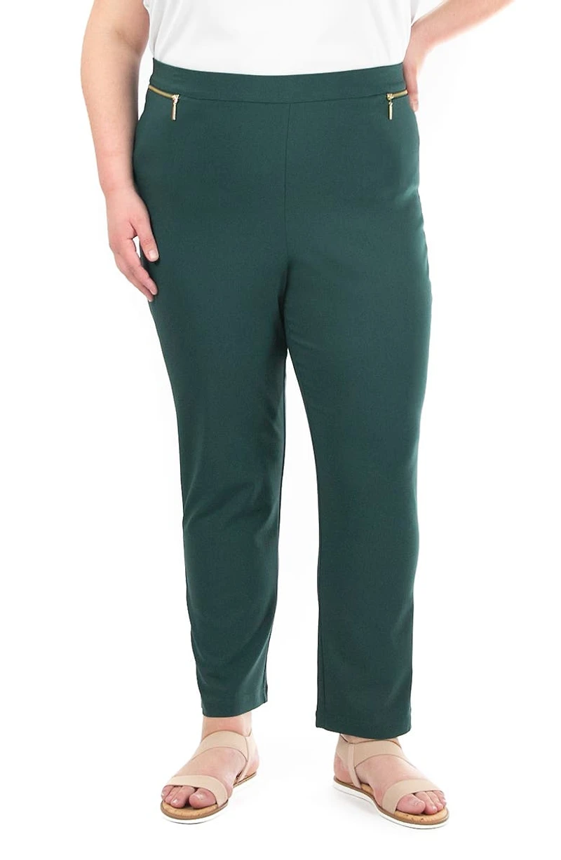 Straight Leg Pull-On Pants