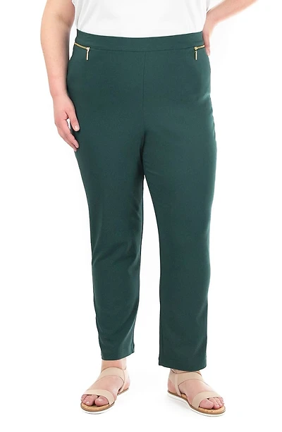 Straight Leg Pull-On Pants