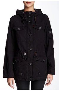 Hooded Military Jacket
