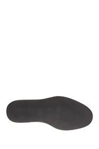 Stone Faux Fur Trim Leather Boot