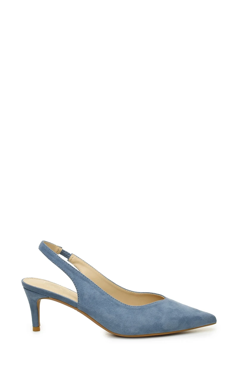 V-Cut Slingback Pump