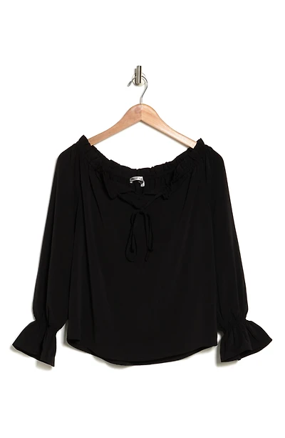 Off the Shoulder Long Sleeve Top