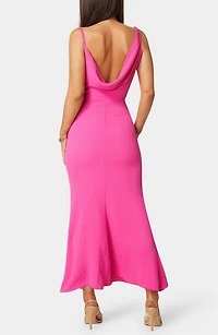 Airflow Cowl Neck Maxi Dress
