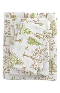 Animal Lodge Cotton Flannel Sheet Set