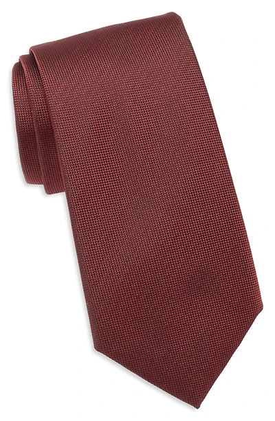 Solid Silk Blend Tie
