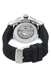 Cruz Silicone Strap Watch, 45mm