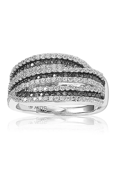 Sterling Silver Pave Set CZ Ring