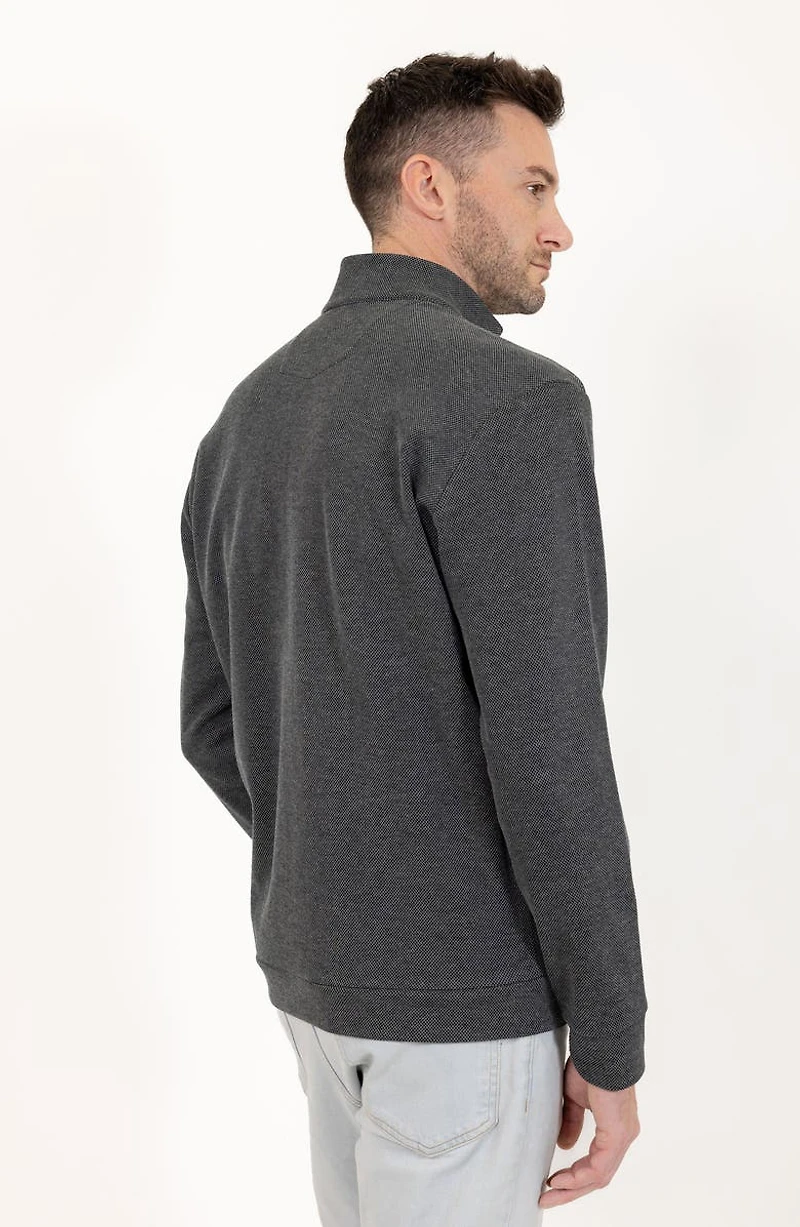 Casual Quarter Zip Pullover Sweater