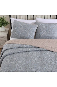 Emilia Reversible Quilt & Sham Set