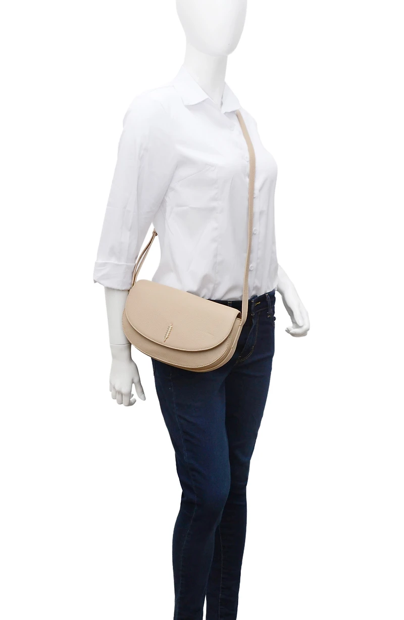 Taylor Pebbled Leather Crossbody Bag