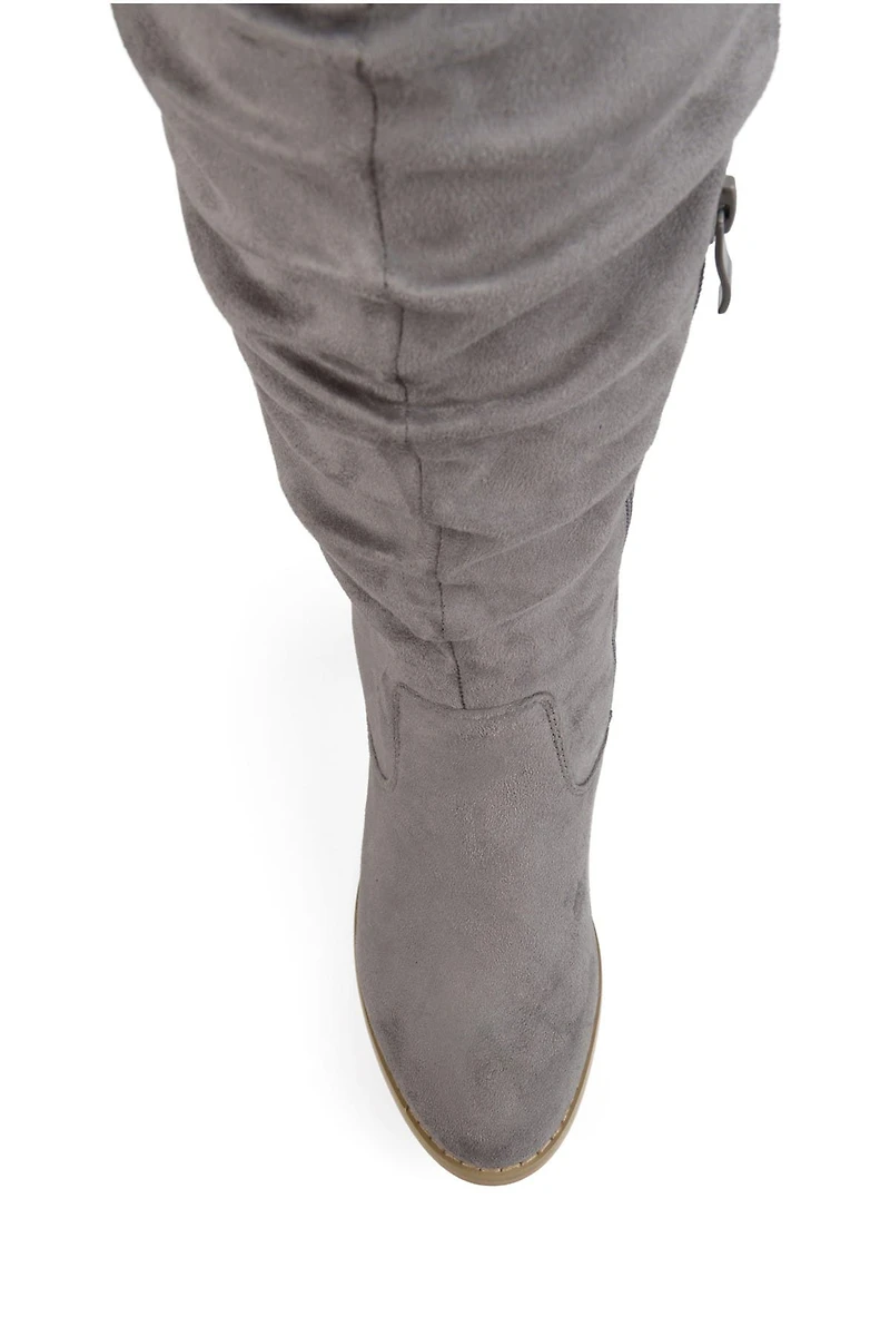 Kaison Wide Calf Ruched Tall Boot