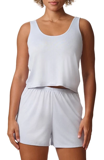 Heart Pointelle Boxer Pajamas