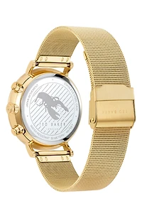 Three Hand Quartz Mesh Strap Watch, 40mm